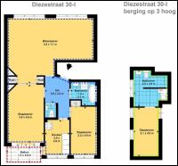 Amsterdam, Diezestraat 30-H, 30-I, 30-II, 17-H, 19-H, 19-I & 26-I