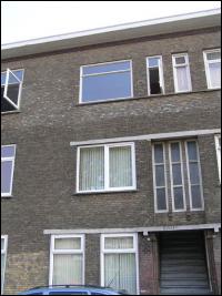 Voorkant appartement Laakkade