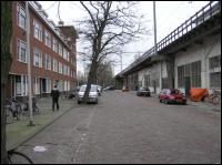 straatbeeld richting Noord