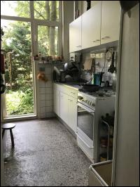 Appartement 68a - keuken met douche